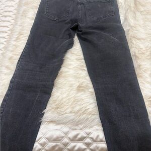 AllSaints Men's Black Slim Straight Jeans